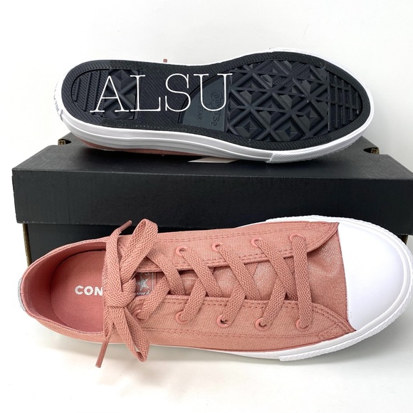 Converse Ctas Low Top Canvas Rust Pink K/W - Picture 10 of 10